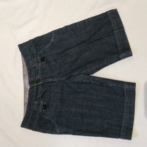 Kismet dark wash denim shorts size 10